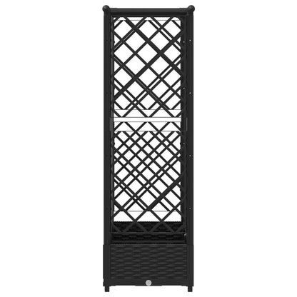 Letto Rialzato con Griglia e Tetto Nero 164 x 40 x 123 cm PP | homemem39