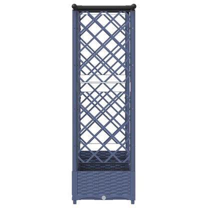 Letto Rialzato con Griglia e Tetto Grigio 202,5 x 40 x 123 cm | homemem39