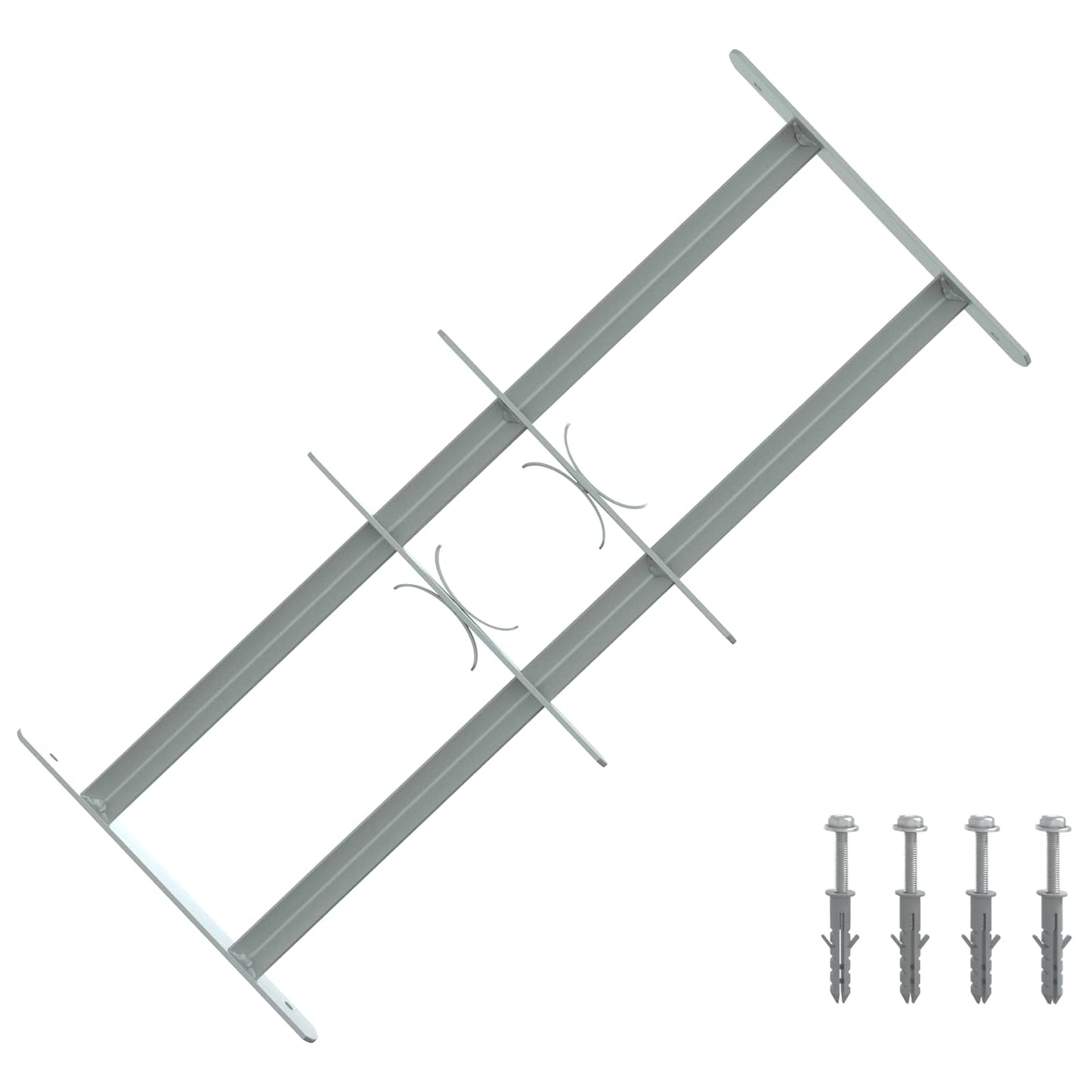 Griglia di Sicurezza per Finestre con 2 Traverse 3 pcs | homemem39