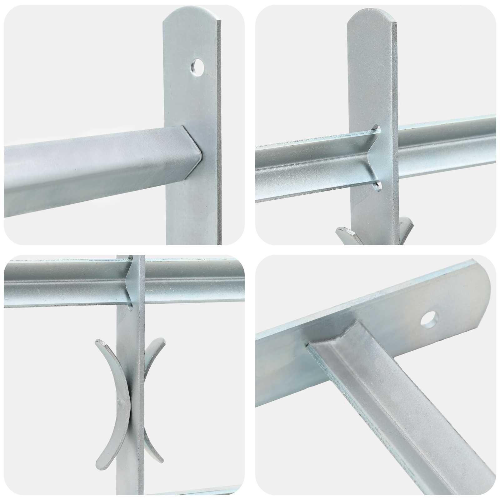 Griglia di Sicurezza per Finestra con 3 Traversine 3 pcs | homemem39