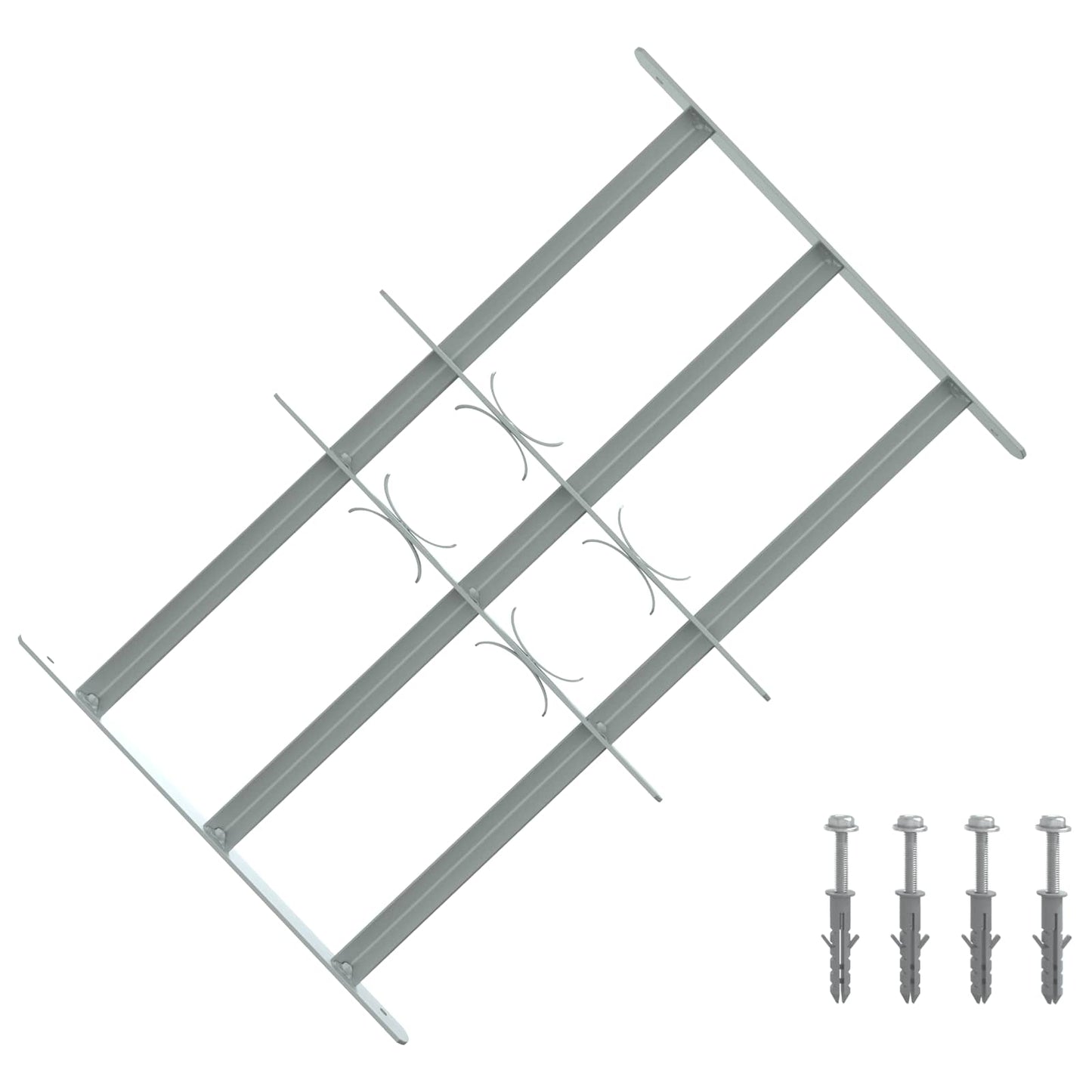 Griglia di Sicurezza per Finestra con 3 Traversine 3 pcs | homemem39