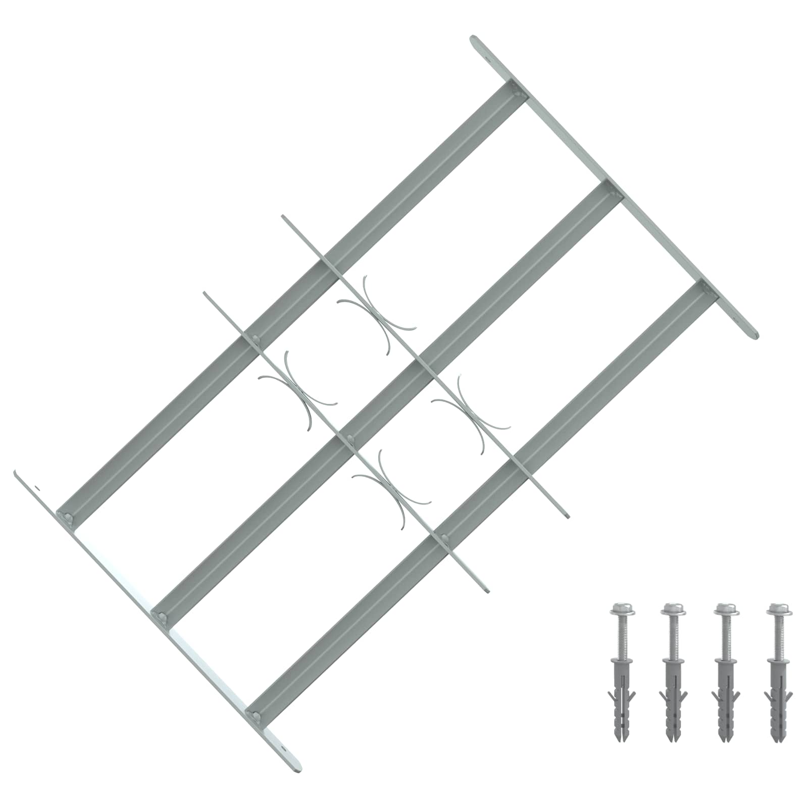 Griglia di Sicurezza per Finestra con 3 Traversine 3 pcs | homemem39