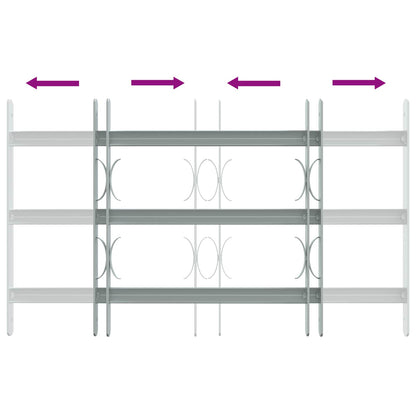 Griglia di Sicurezza per Finestra con 3 Traversine 3 pcs | homemem39