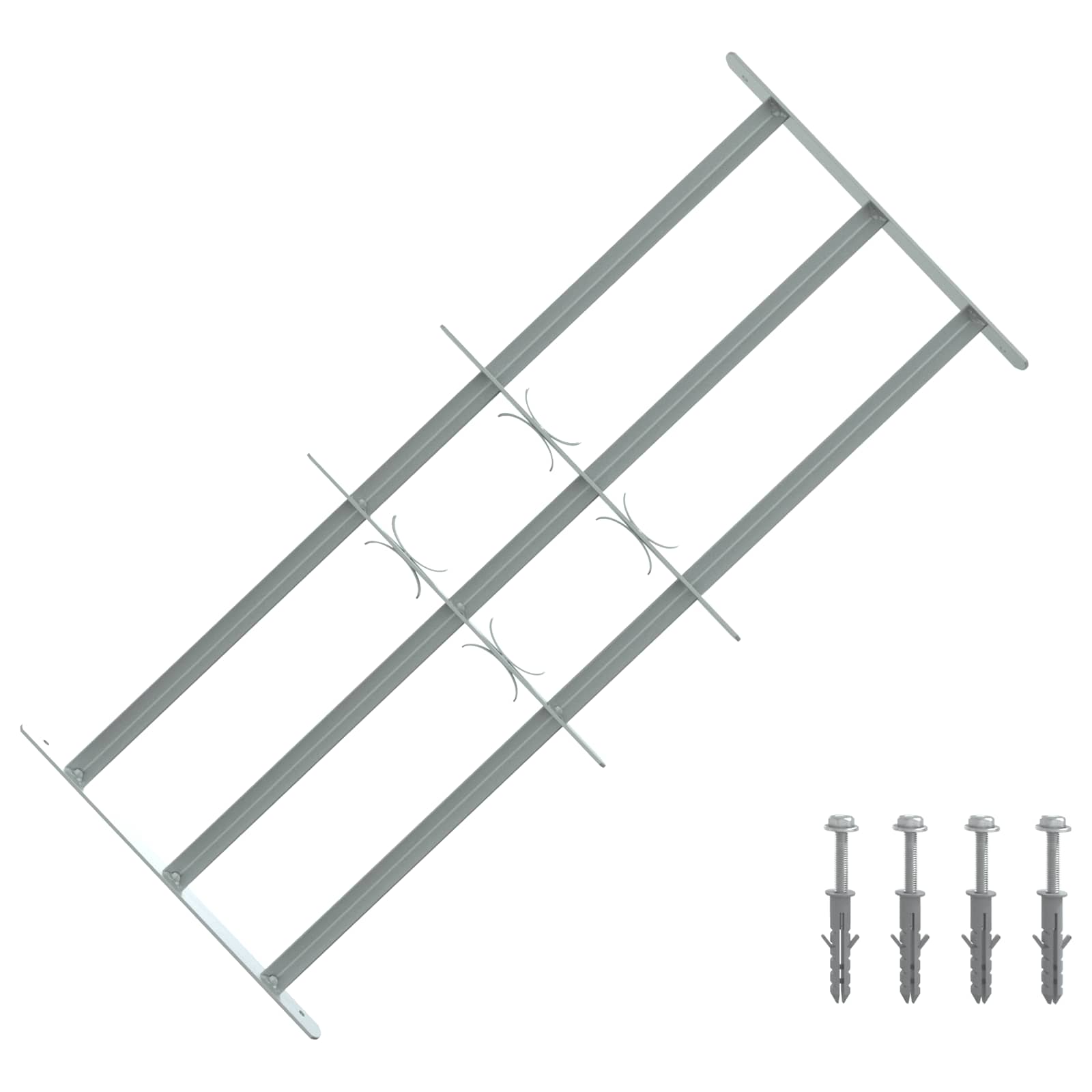 Griglia di Sicurezza per Finestra con 3 Traversine 3 pcs | homemem39