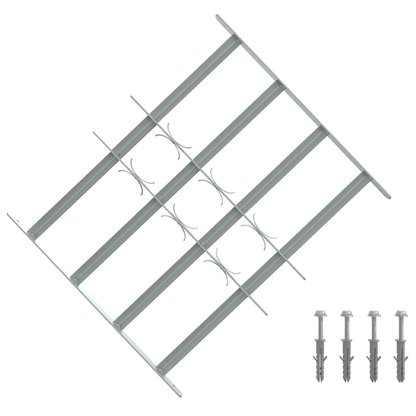 Griglia di sicurezza per finestre con 4 barre trasversali 3 pcs | homemem39