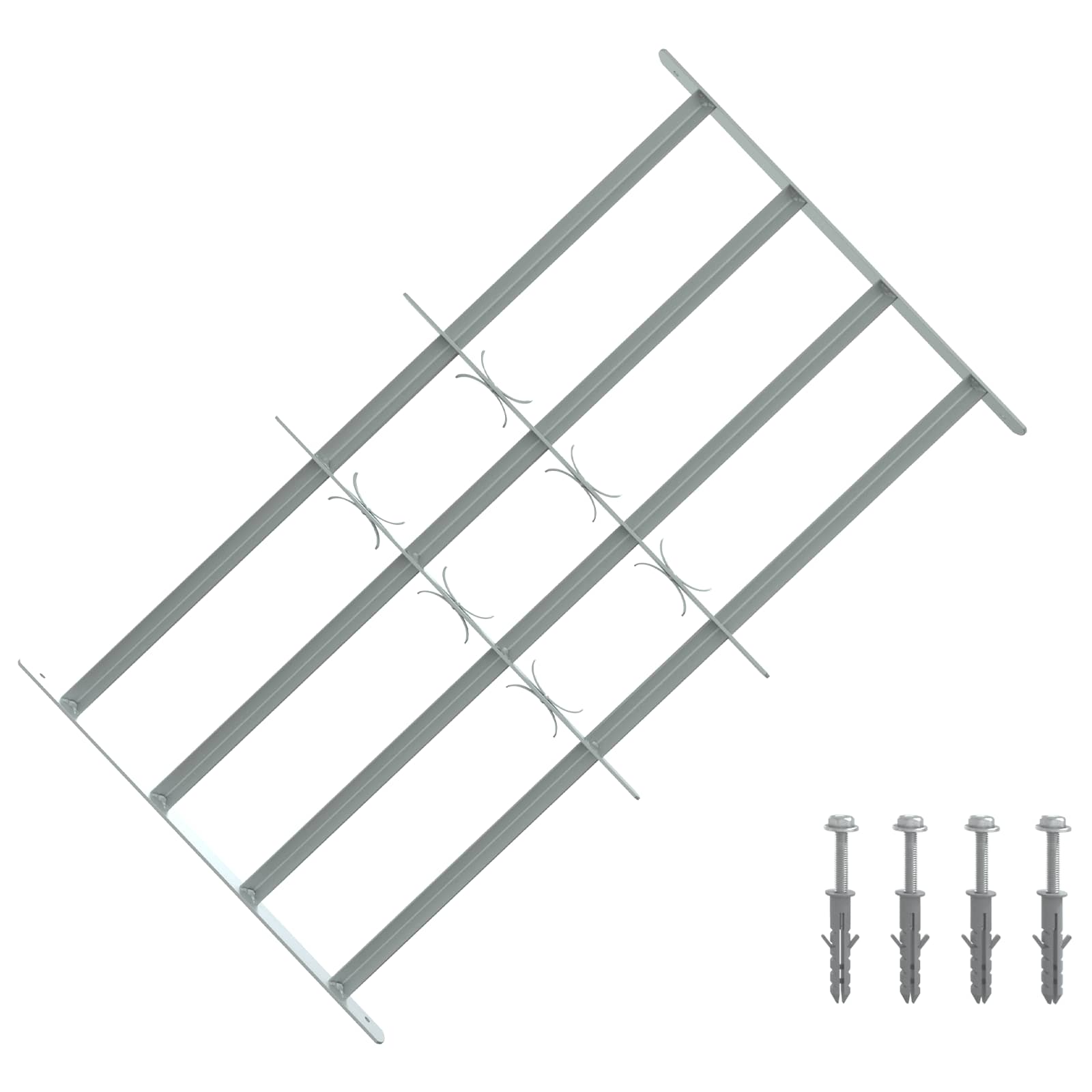 Griglia di sicurezza per finestre con 4 barre trasversali 3 pcs | homemem39