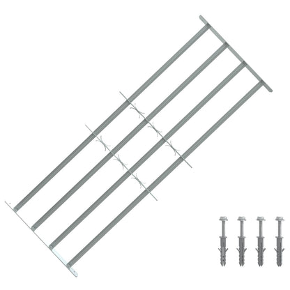 Griglia di sicurezza per finestre con 4 barre trasversali 3 pcs | homemem39