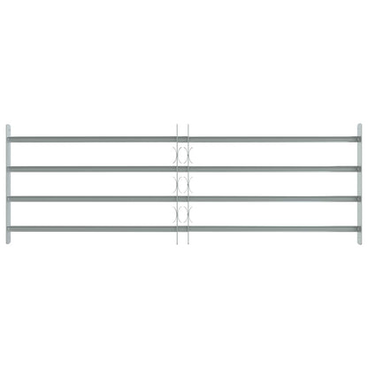Griglia di sicurezza per finestre con 4 barre trasversali 3 pcs | homemem39
