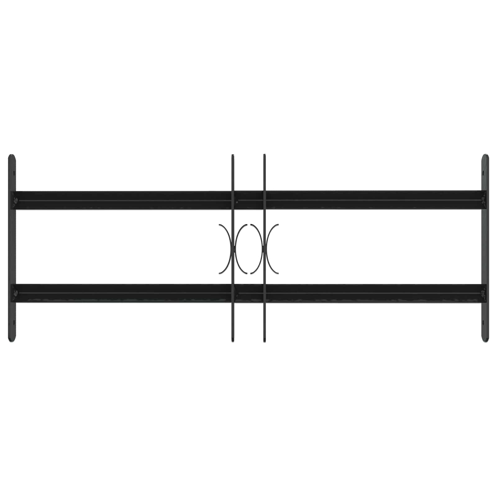 Griglia di Sicurezza per Finestre con 2 Traverse 3 pcs 43-74 cm | homemem39