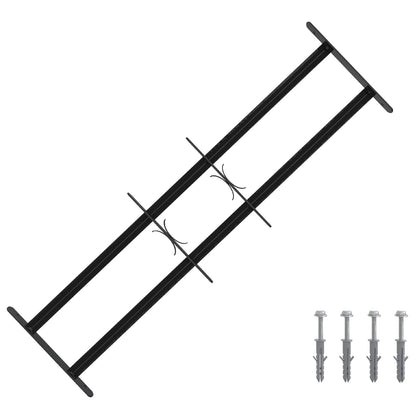 Griglia di Sicurezza per Finestre con 2 Traverse 3 pcs