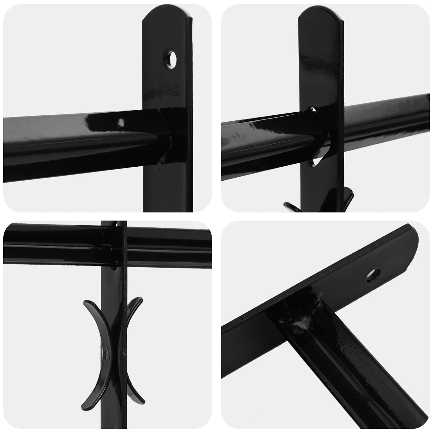 Griglia di Sicurezza per Finestra con 3 Traversine 3 pcs | homemem39