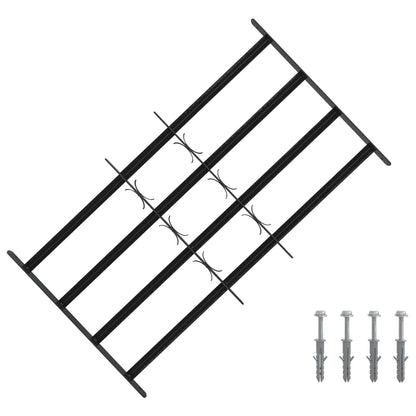 Griglia di sicurezza per finestre con 4 barre trasversali 3 pcs | homemem39
