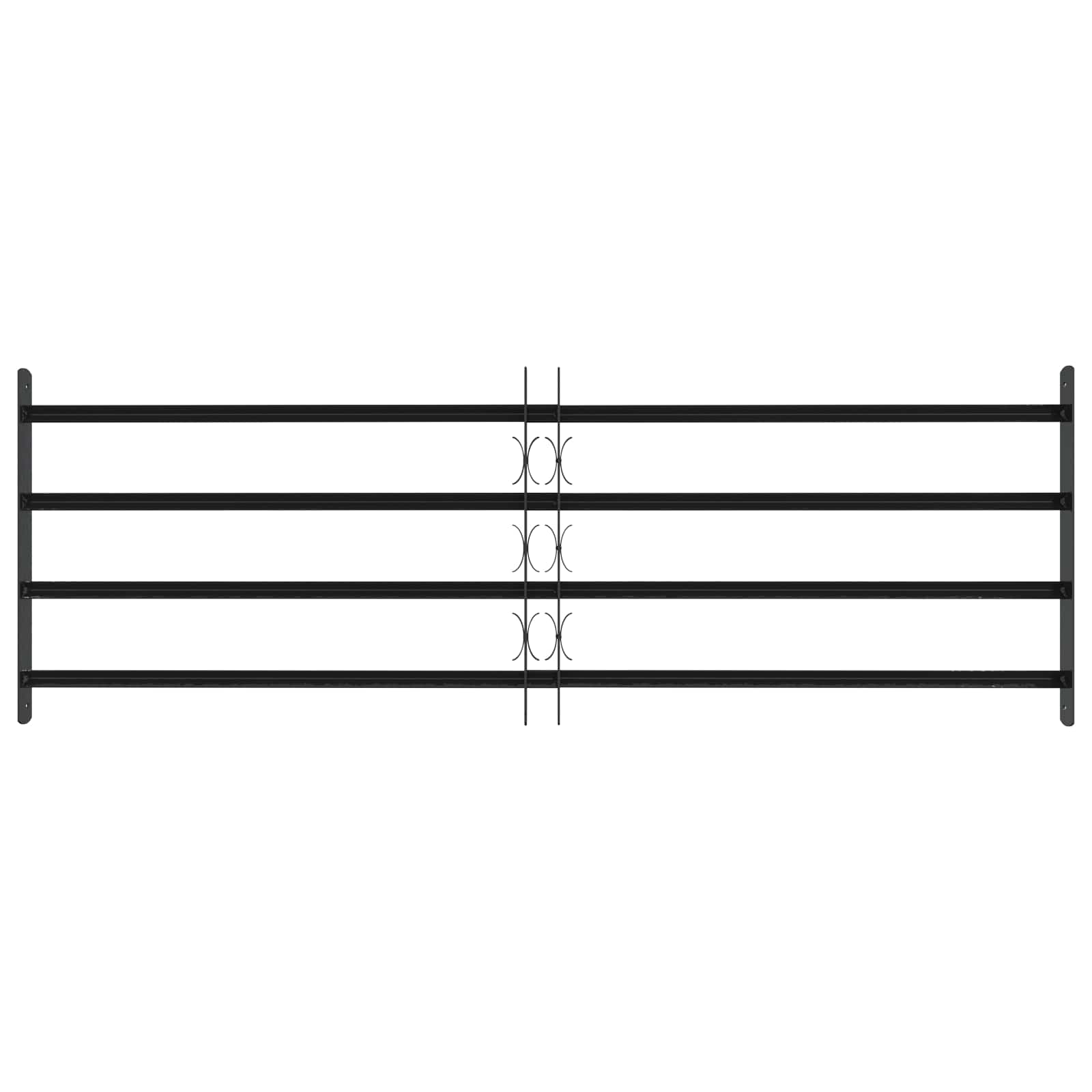 Griglia di sicurezza per finestre con 4 barre trasversali 3 pcs | homemem39