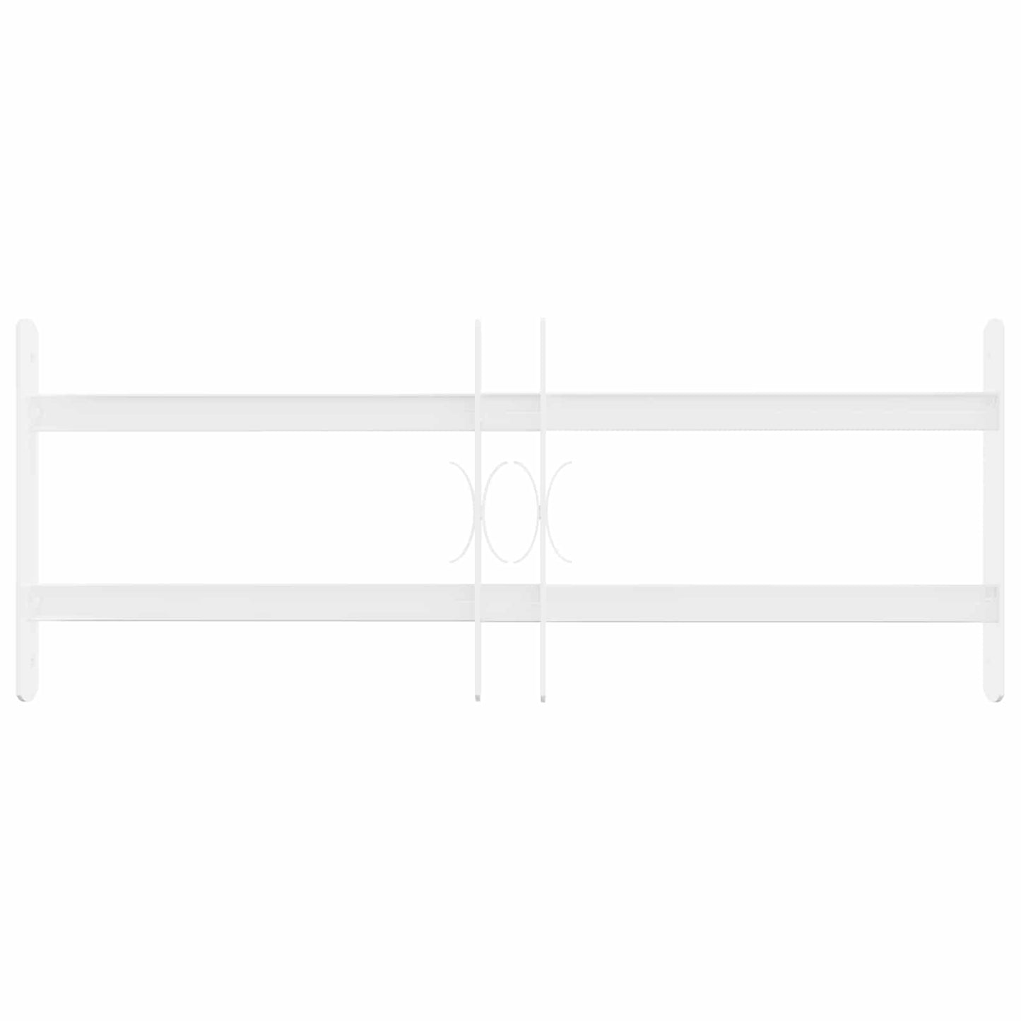 Griglia di Sicurezza per Finestre con 2 Traverse 3 pcs 43-74 cm | homemem39