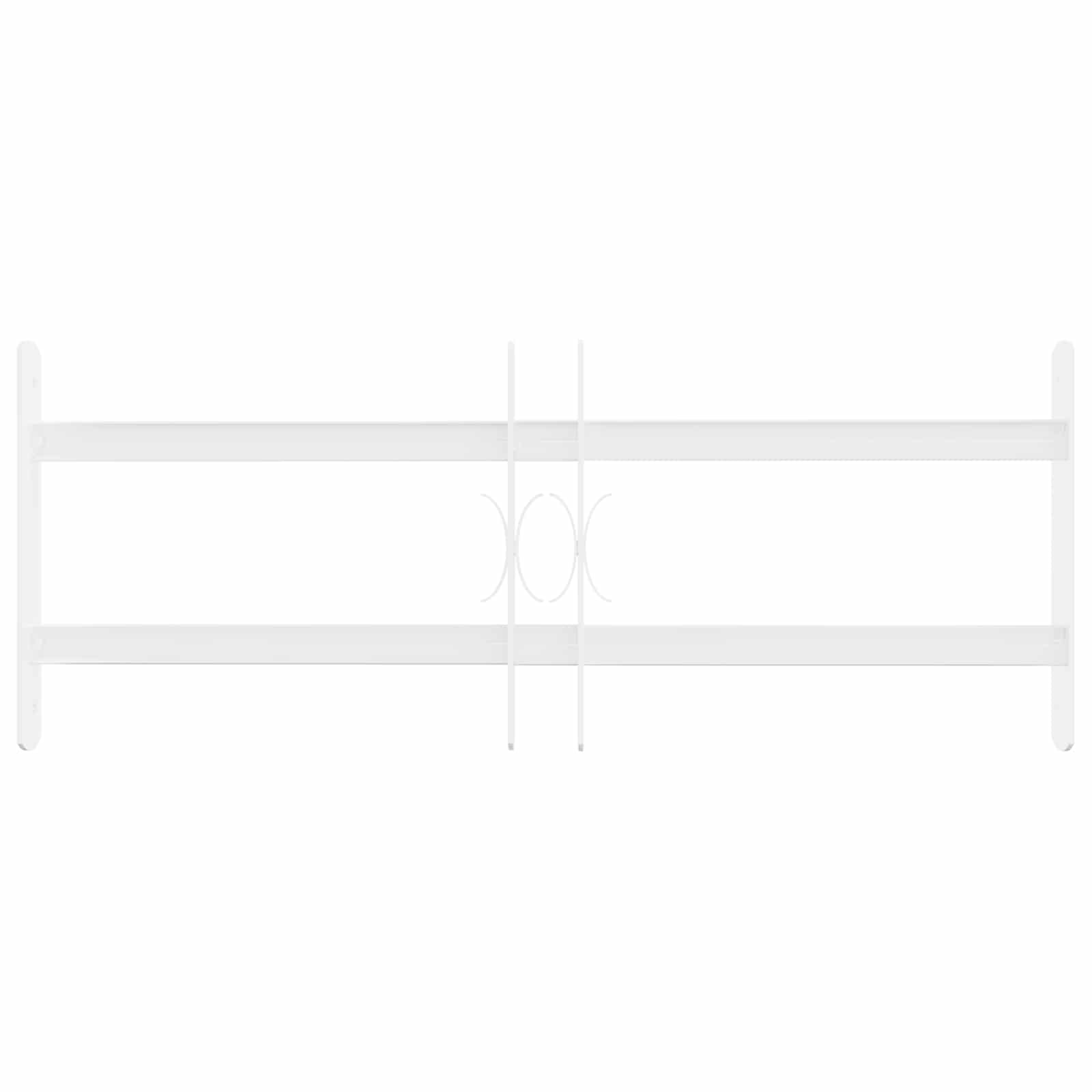 Griglia di Sicurezza per Finestre con 2 Traverse 3 pcs 43-74 cm | homemem39