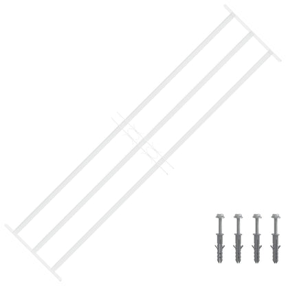 Griglia di Sicurezza per Finestra con 3 Traversine 3 pcs | homemem39