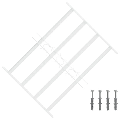 Griglia di sicurezza per finestre con 4 barre trasversali 3 pcs