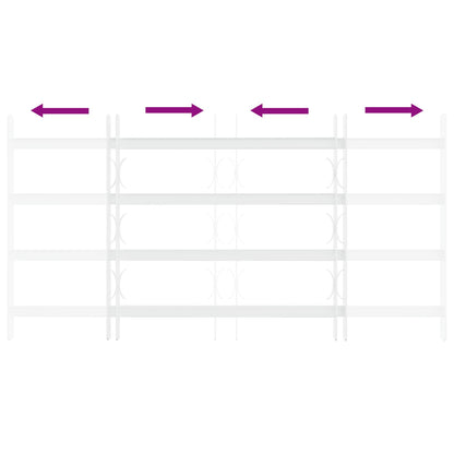 Griglia di sicurezza per finestre con 4 barre trasversali 3 pcs | homemem39