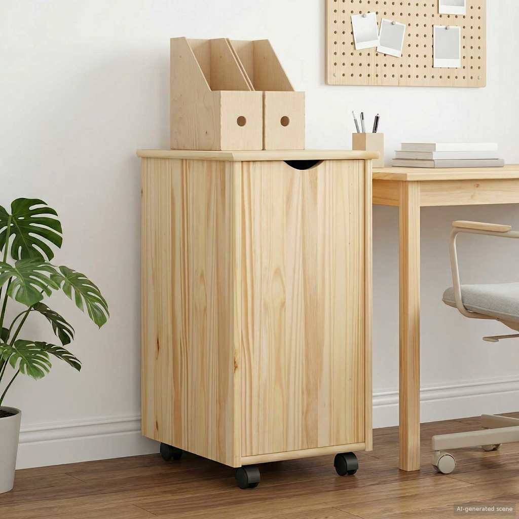 Mobile con Ruote con ruota Marrone 34 x 39 x 65,5 cm | homemem39