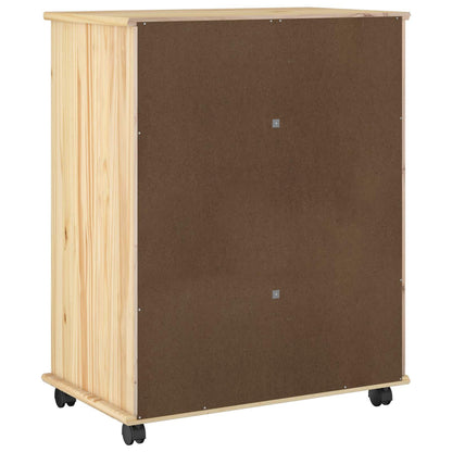 Mobile con Ruote con ruota Marrone 63,5 x 39 x 79 cm