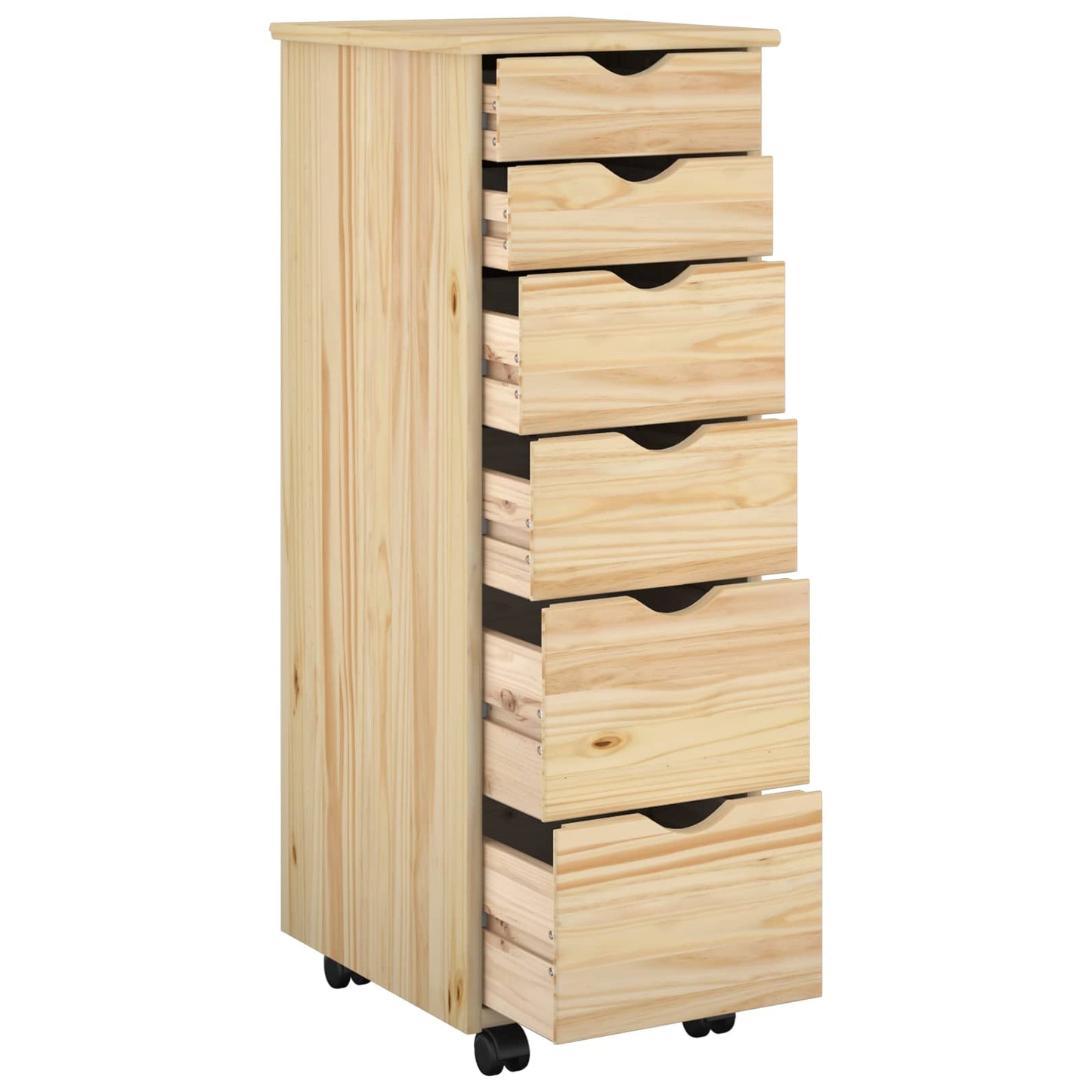 Mobile con Ruote con ruota Marrone 34 x 39 x 93,5 cm | homemem39