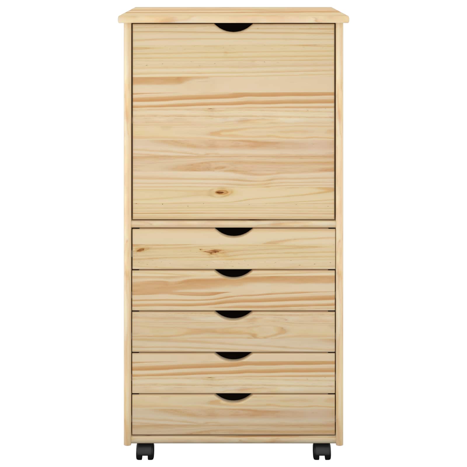 Mobile con Ruote con ruota Marrone 53 x 39 x 103 cm | homemem39
