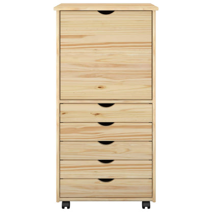Mobile con Ruote con ruota Marrone 53 x 39 x 103 cm | homemem39
