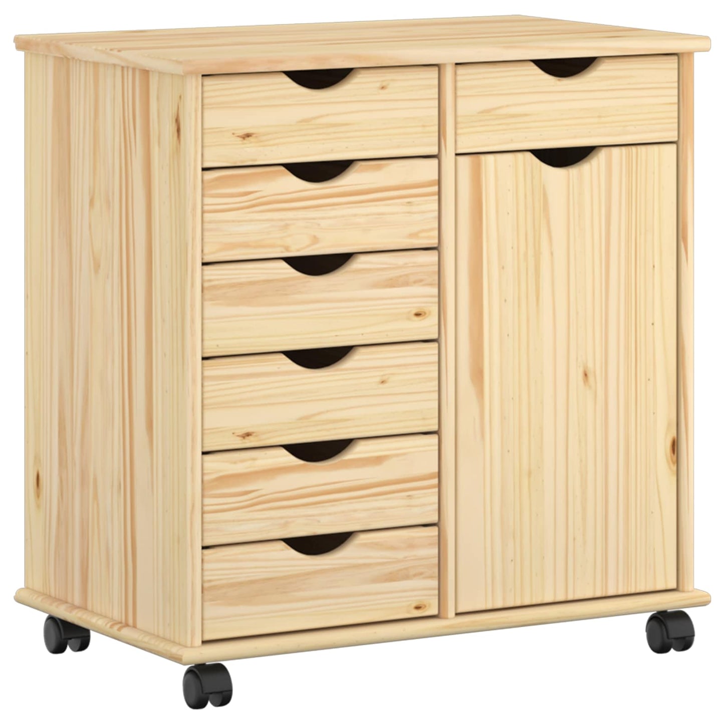 Mobile con Ruote con ruota Marrone 63,5 x 39 x 65,5 cm
