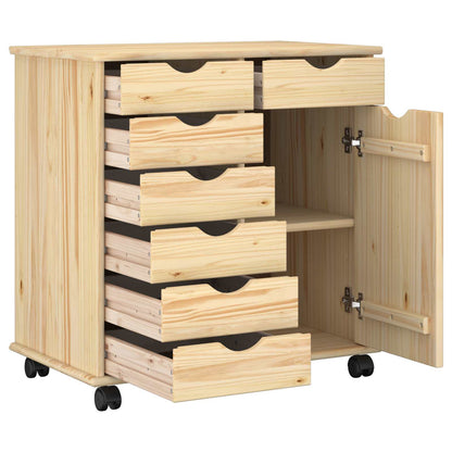 Mobile con Ruote con ruota Marrone 63,5 x 39 x 65,5 cm