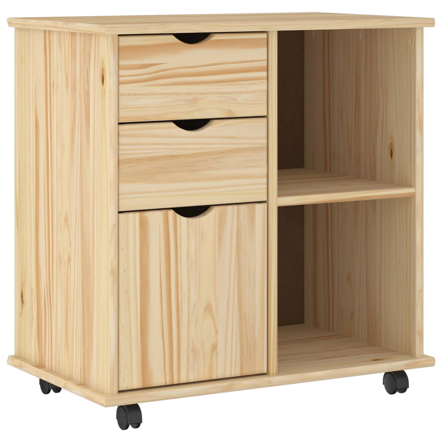 Mobile con Ruote con ruota Marrone 63,5 x 39 x 65,5 cm | homemem39