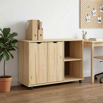 Mobile con Ruote con ruota Marrone 100 x 39 x 65,5 cm | homemem39
