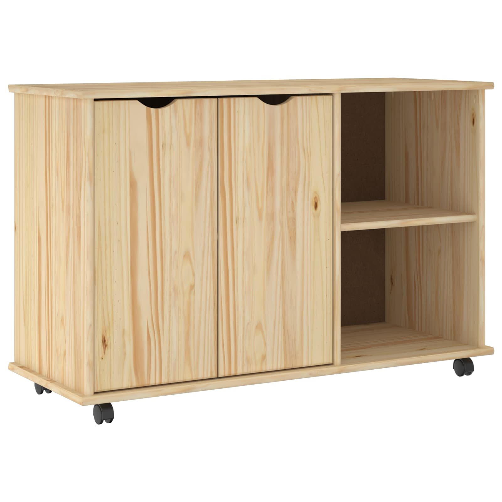 Mobile con Ruote con ruota Marrone 100 x 39 x 65,5 cm | homemem39