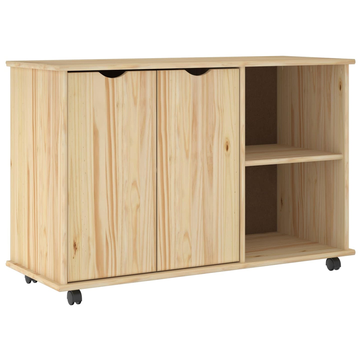 Mobile con Ruote con ruota Marrone 100 x 39 x 65,5 cm