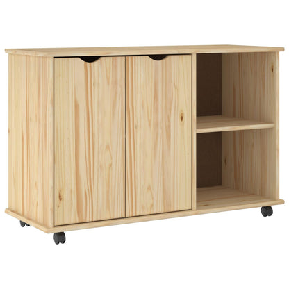 Mobile con Ruote con ruota Marrone 100 x 39 x 65,5 cm