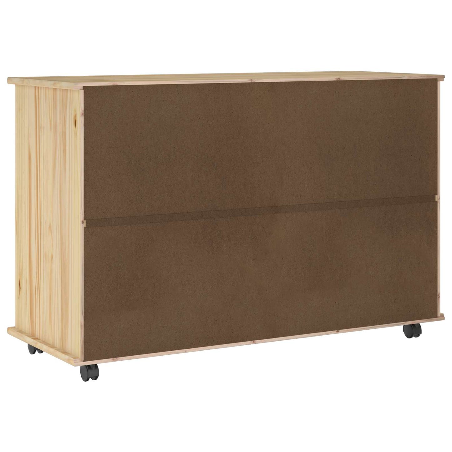 Mobile con Ruote con ruota Marrone 100 x 39 x 65,5 cm