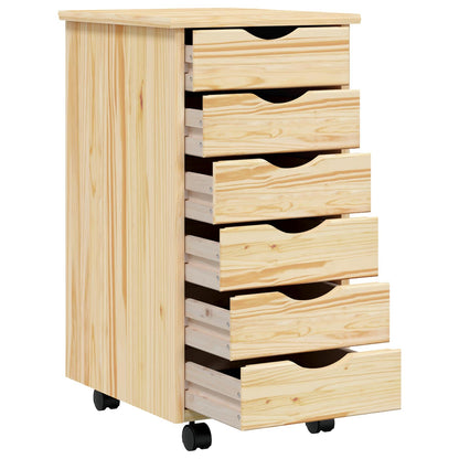 Armadietto Rotolante con Cassetti MOSS Vernice trasparente | homemem39