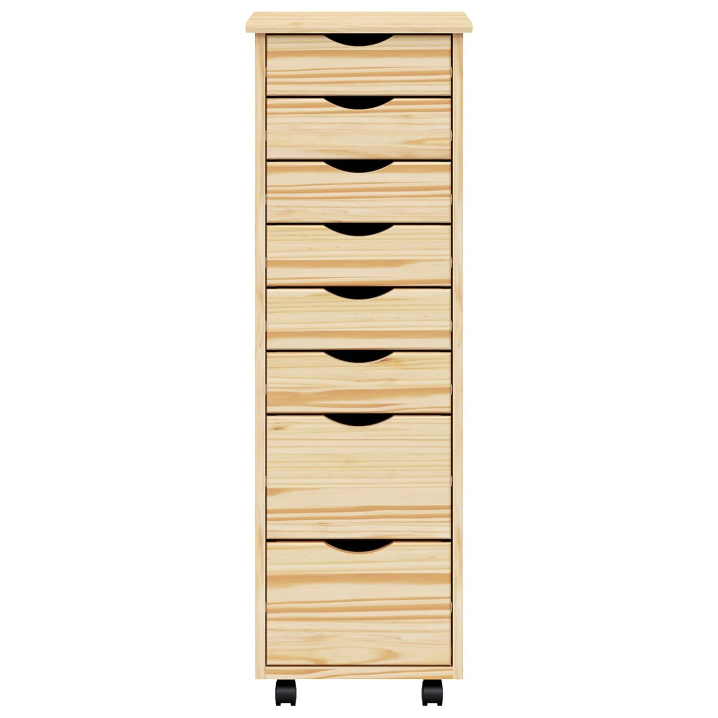 Armadietto Rotolante con Cassetti MOSS Vernice trasparente | homemem39