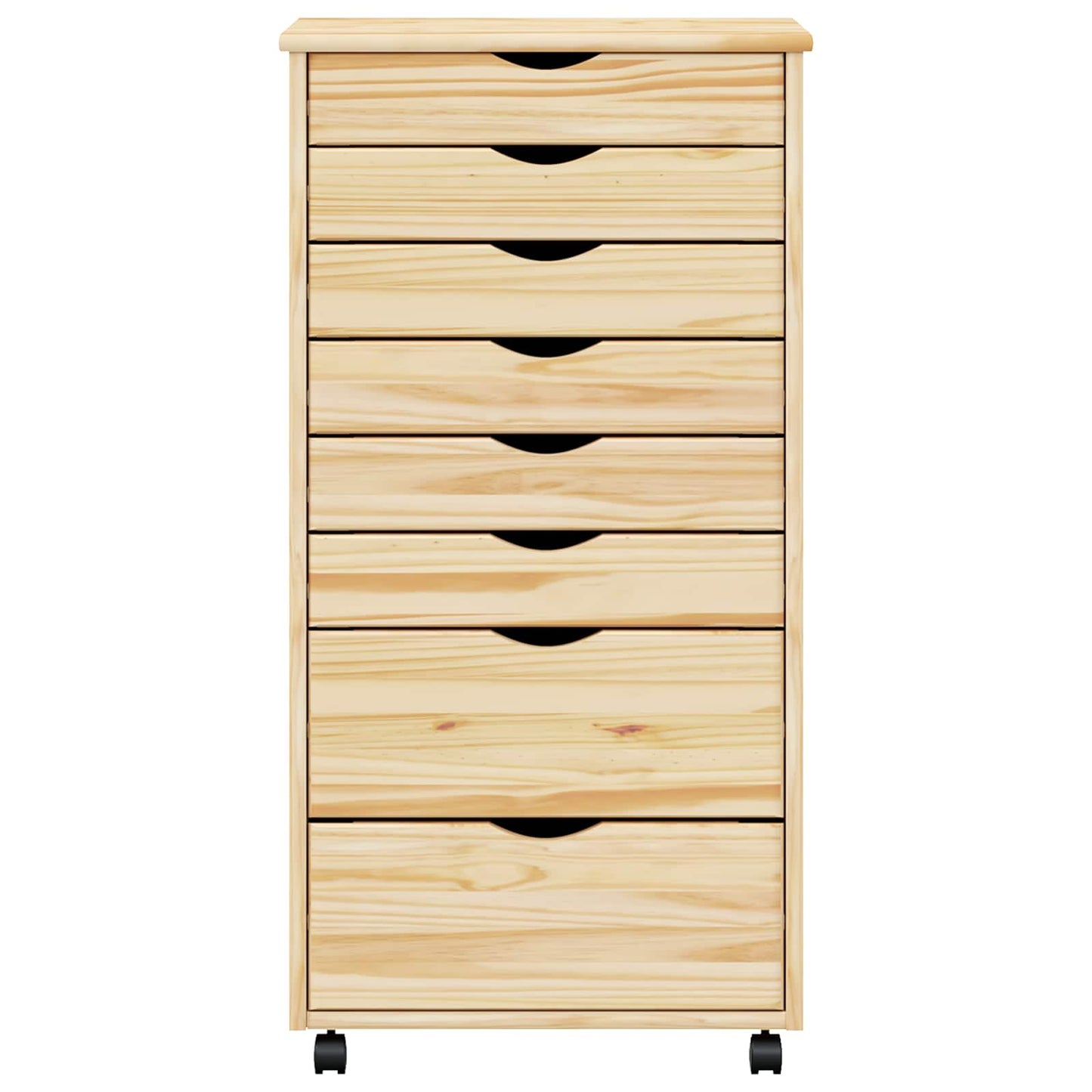 Armadietto Rotolante con Cassetti MOSS Vernice trasparente | homemem39