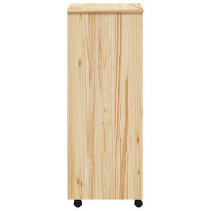 Armadietto Rotolante con Cassetti MOSS Vernice trasparente
