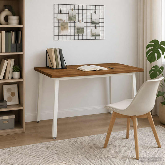 Tavolo da pranzo con bordo vivo 120 x 80 x 75 cm
