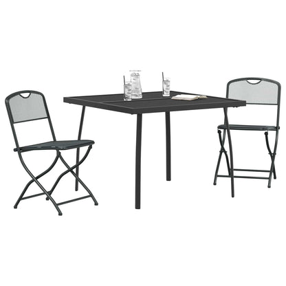Set di Mobili da Esterno 3 pcs Antracite Ferro e Acciaio | homemem39