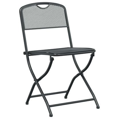 Set di Mobili da Esterno 5 pcs Antracite Ferro e Acciaio | homemem39