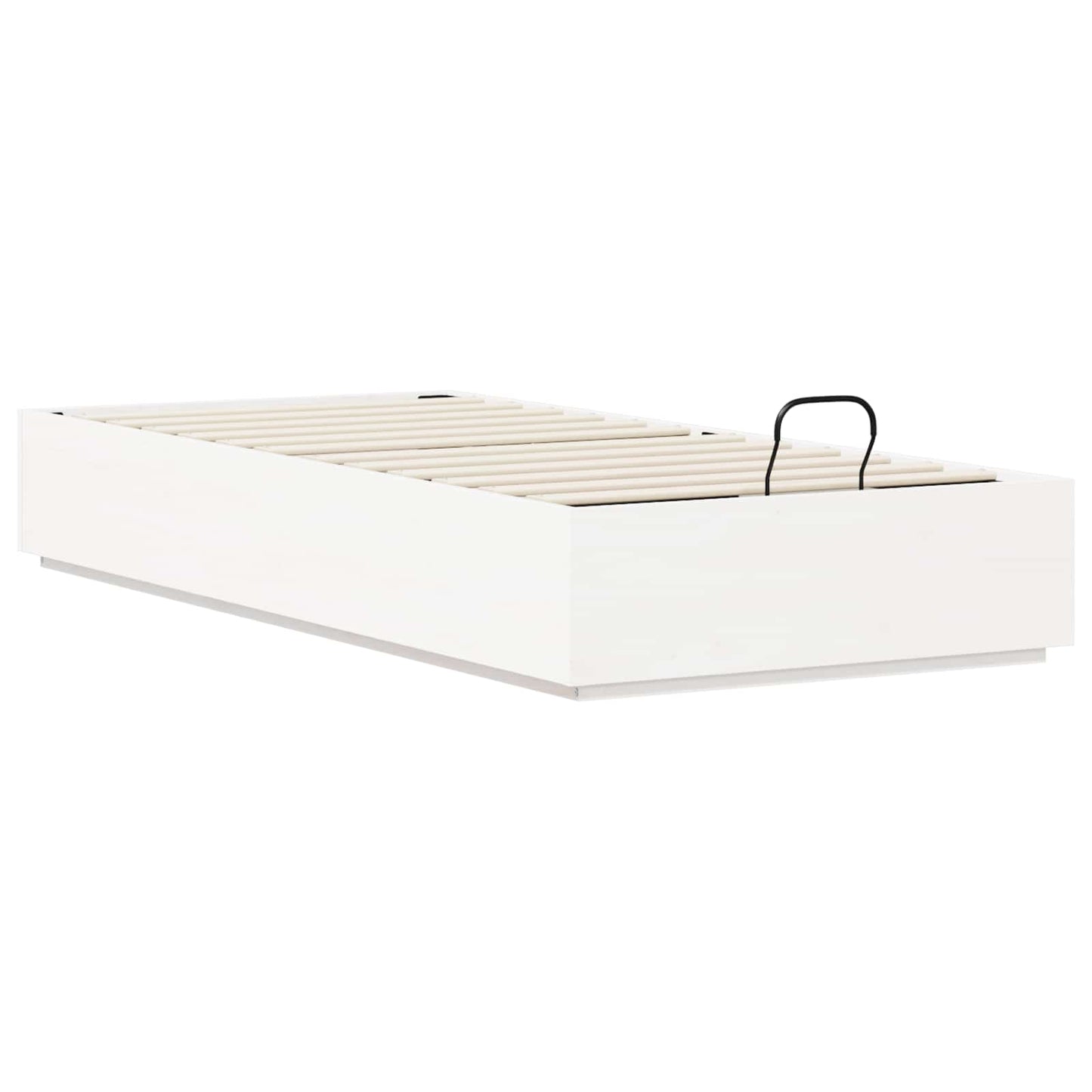 Letto ottomano Bianco 75 x 190 cm Legno di pino massiccio | homemem39