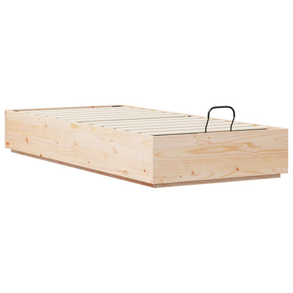 Letto ottomano Naturale 90 x 190 cm Legno di pino massiccio | homemem39