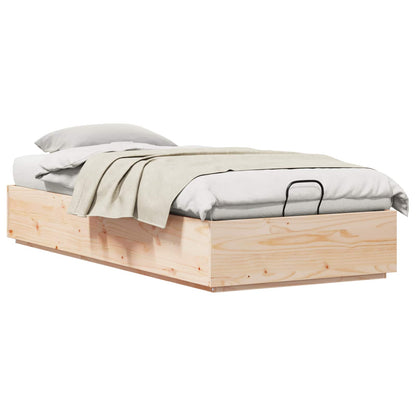 Letto ottomano Naturale 90 x 190 cm Legno di pino massiccio | homemem39