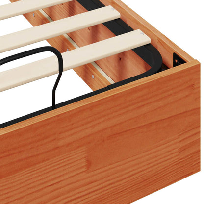 Letto ottomano Marrone Cera 90 x 190 cm Legno di pino massiccio | homemem39