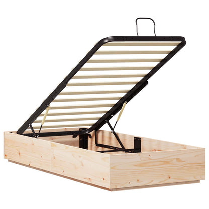 Letto ottomano Naturale 80 x 200 cm Legno di pino massiccio | homemem39