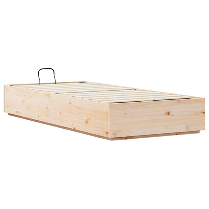 Letto ottomano Naturale 80 x 200 cm Legno di pino massiccio | homemem39