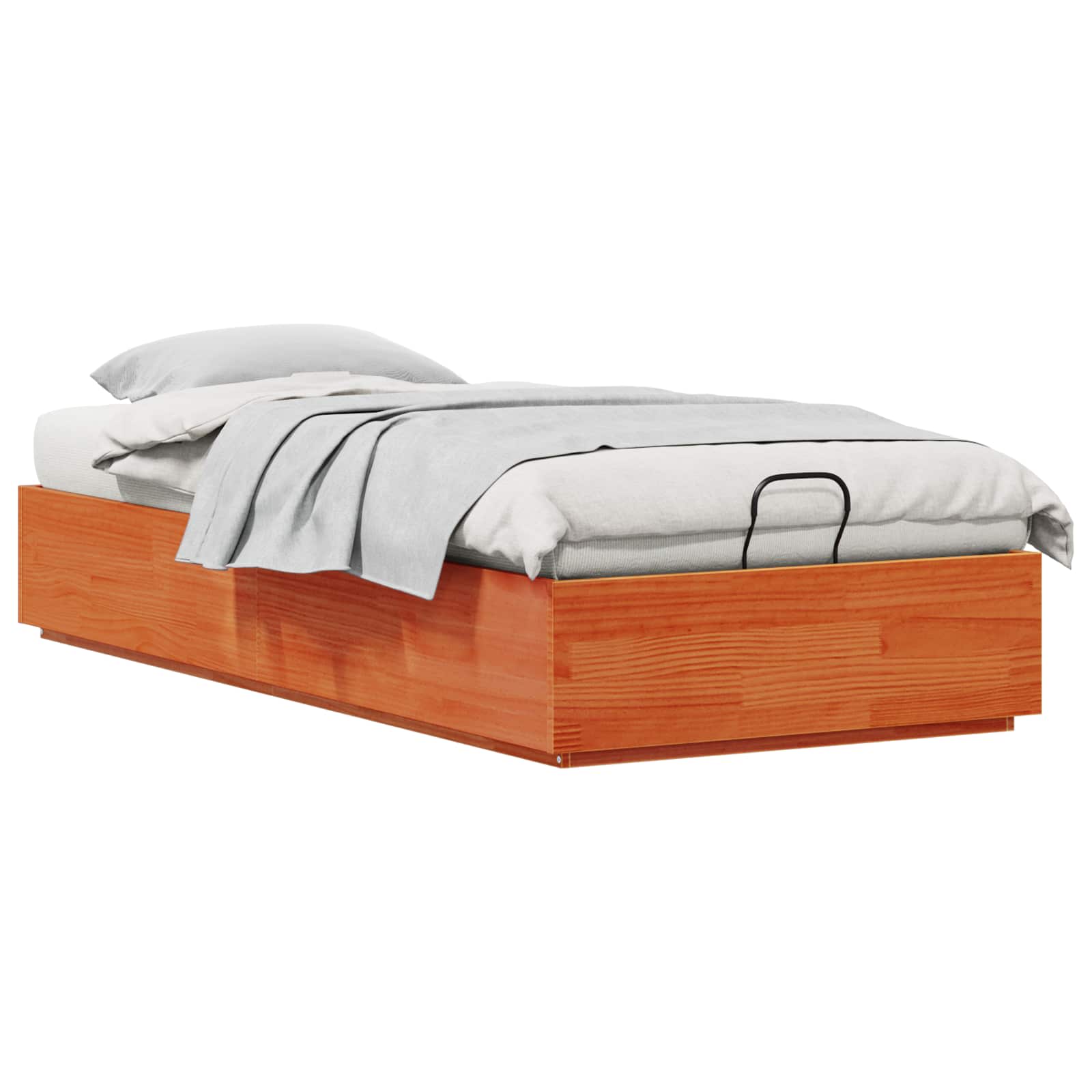 Letto ottomano Marrone Cera 80 x 200 cm Legno di pino massiccio | homemem39