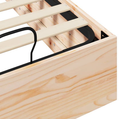 Letto ottomano Naturale 100 x 200 cm Legno di pino massiccio | homemem39